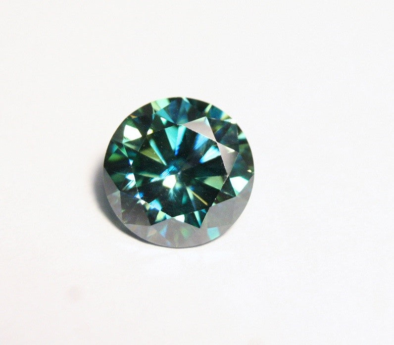 Moissanite Beautiful Precision Cut Round Gem at Clearwatergems