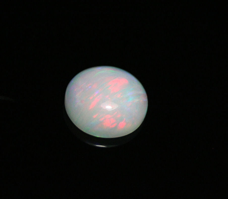 1.5ct Welo Crystal Opal Cabochon - Neon Button AAA Jelly Opal - See Video 9x9mm