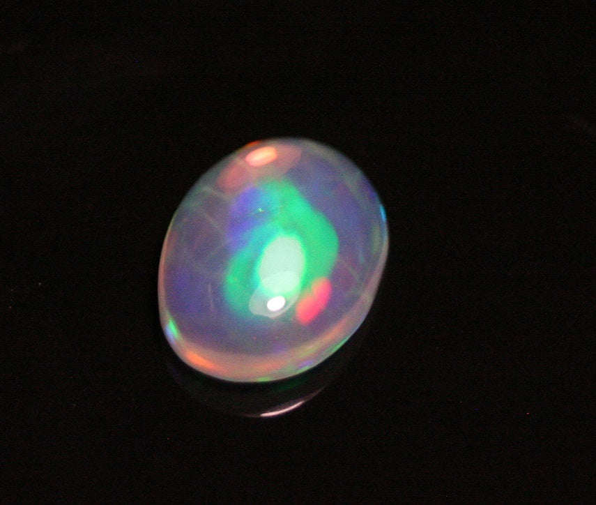 1.85ct Welo Crystal Opal Cabochon - Neon Flash AAA Jelly Opal - See Video