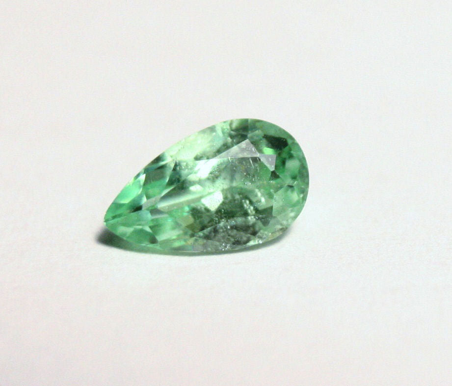 Kornerupine 0.51ct AAA Rare Natural Prismatine Fine Faceted Gem Tanzania, Neon Green 6x4mm