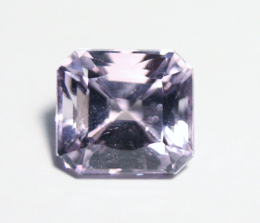 Lavender Purple Apatite 5.3ct Rare Gem Scintillating Emerald Cut Namibia 10x9mm