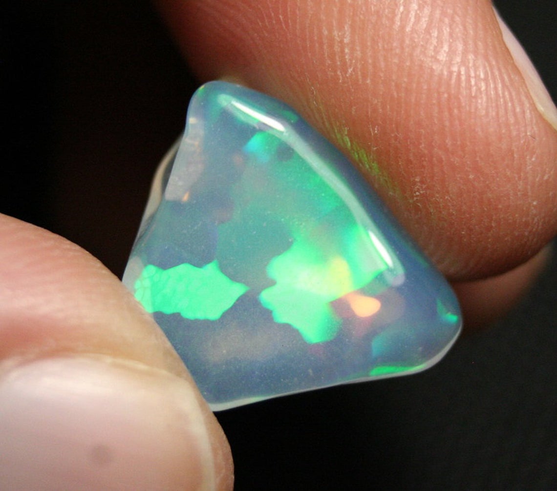 Welo Hand Carved Crystal Opal Neon Nugget at Clearwatergems