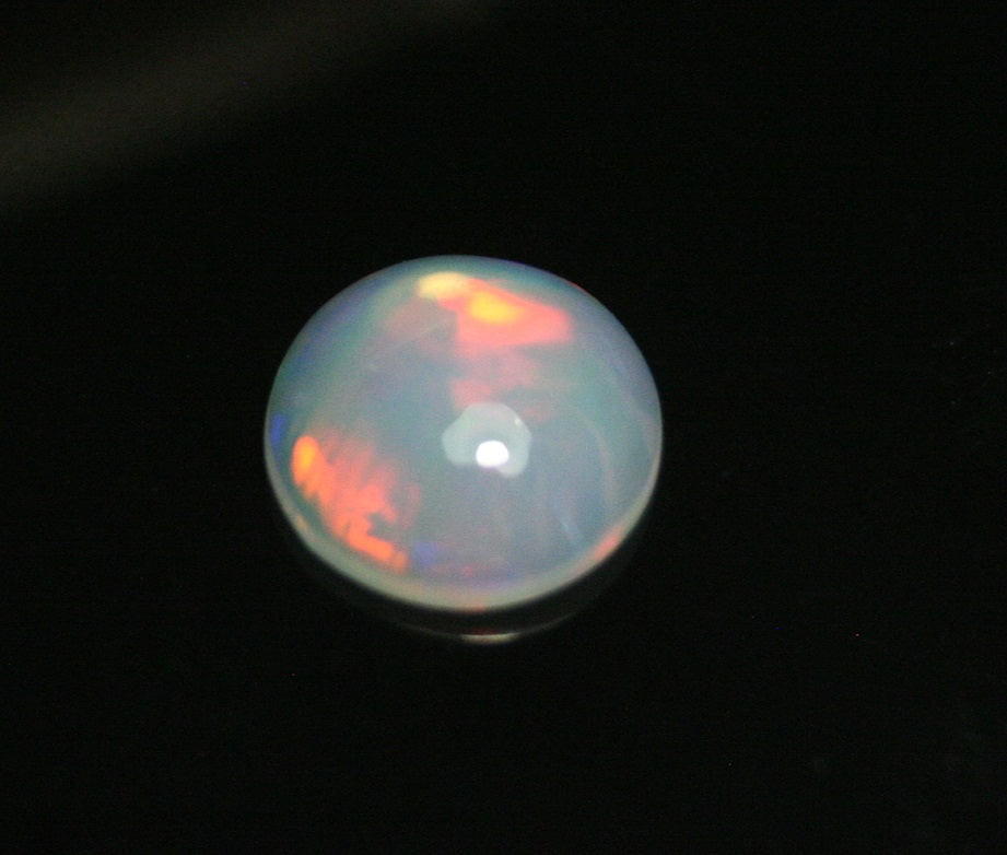 1.5ct Welo Crystal Opal Cabochon - Rainbow Button AAA Jelly Opal - See Video 9x9mm