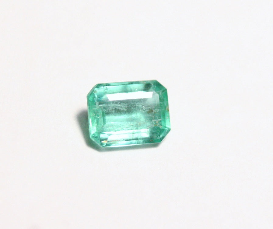 Panjshir Valley Emerald 0.63ct Rare Natural Emerald Cut Genuine Afghan Emerald 6x5mm