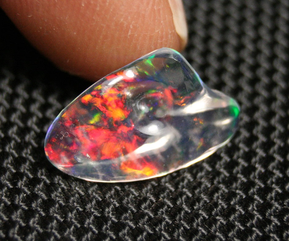 2.22ct Rare Mexican Contraluz Precious Opal Stunning Rutile Water Opal See Video