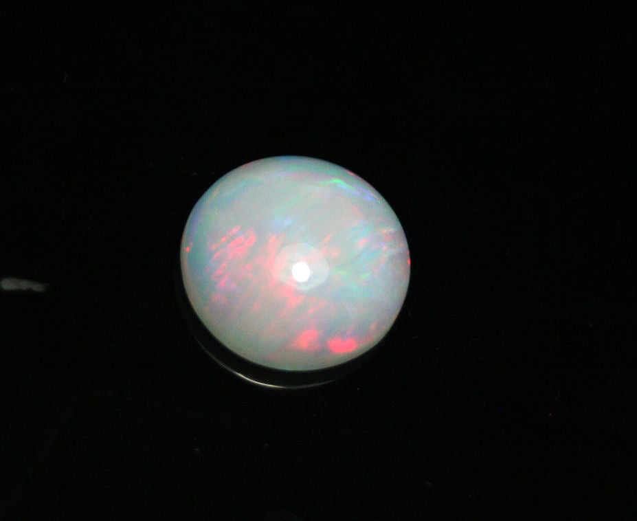 1.5ct Welo Crystal Opal Cabochon - Neon Button AAA Jelly Opal - See Video 9x9mm