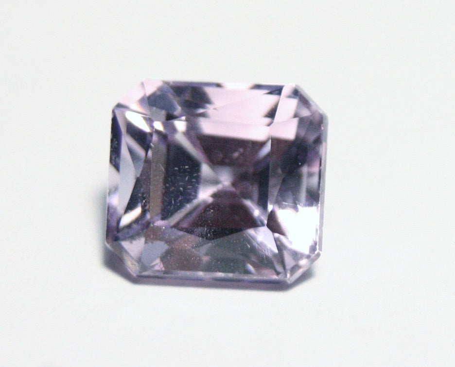 Lavender Purple Apatite 5.3ct Rare Gem Scintillating Emerald Cut Namibia 10x9mm