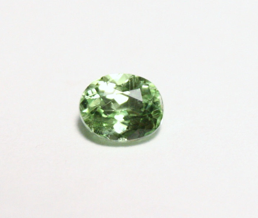 Kornerupine 0.35ct AAA Rare Natural Prismatine Fine Faceted Gem Tanzania, Mint Green 4.5x3.5mm