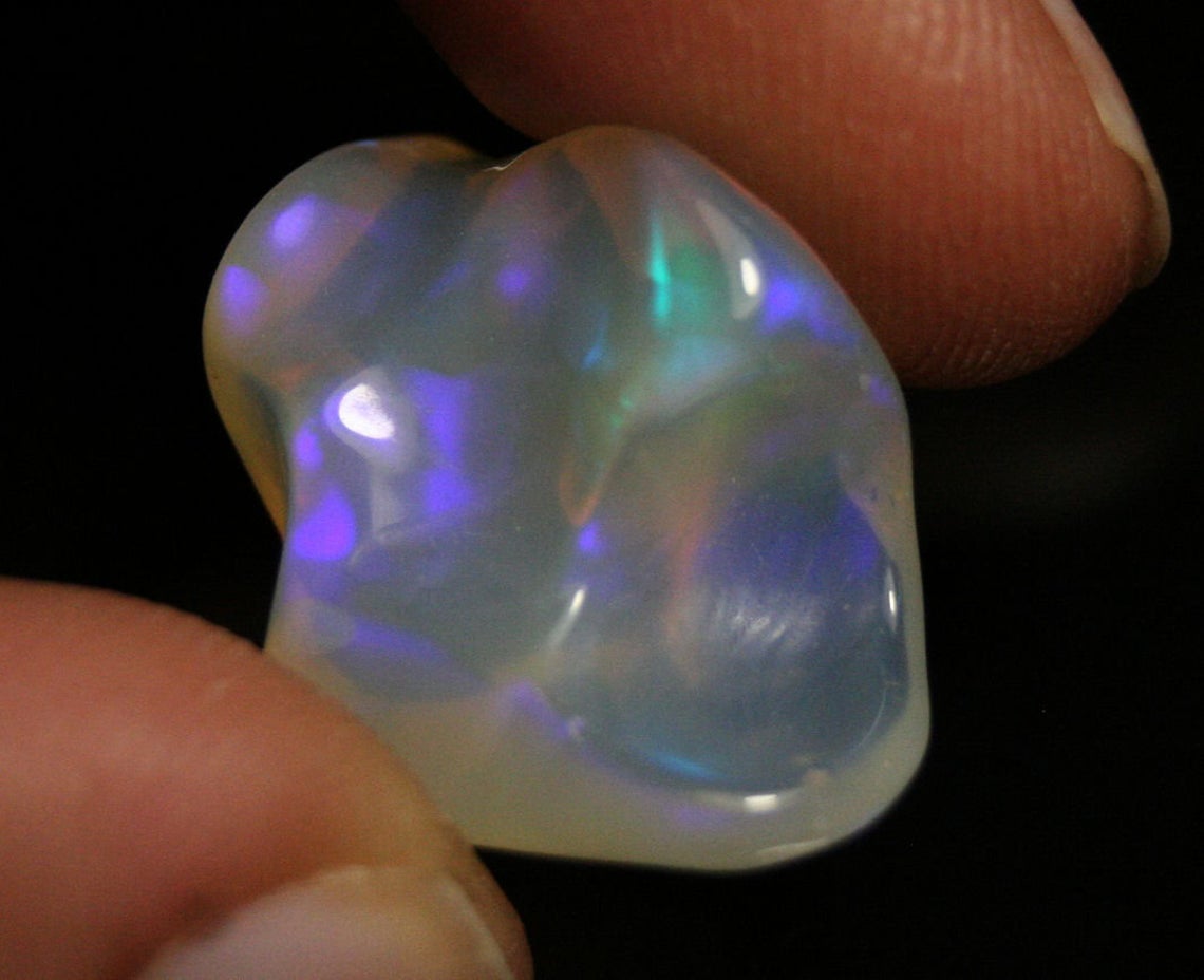 Welo Hand Carved Crystal Opal Neon Nugget at Clearwatergems