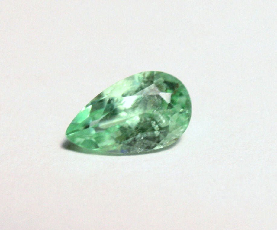 Kornerupine 0.51ct AAA Rare Natural Prismatine Fine Faceted Gem Tanzania, Neon Green 6x4mm