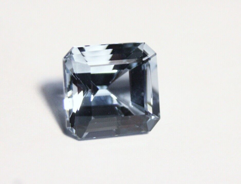 Aquamarine 6.3ct Mozambique Scintillating Emerald Cut Natural Untreated Beryl