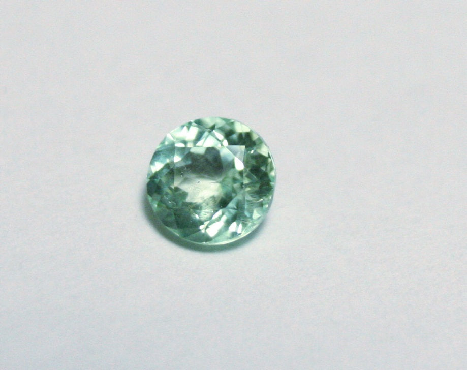 Kornerupine 0.36ct AAA Rare Natural Prismatine Fine Faceted Gem Tanzania, Neon Green 4x4mm