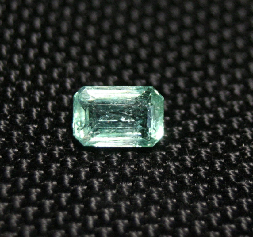 Panjshir Valley Emerald 1.37ct Rare Natural Emerald Cut Genuine Afghan Emerald 8x5mm