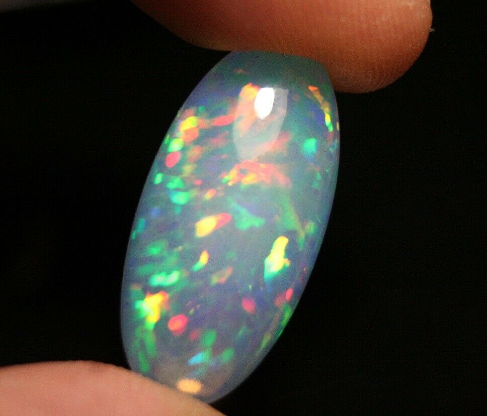 18ct Welo Crystal Opal Cabochon Stunning Honeycomb Digital Flash AAAA Jelly Opal