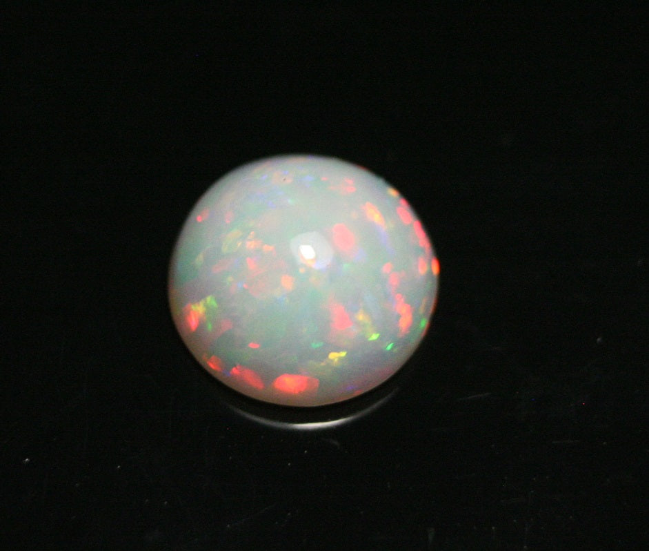 2.5ct Welo Precious Opal Cabochon - Rainbow Confetti AAA Jelly Opal - See Video 10x10mm