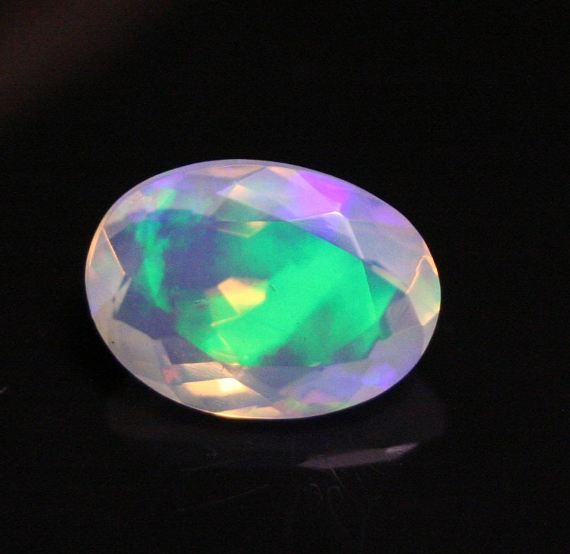 Faceted Welo Opal Natural Crystal Jelly Opal at Clearwatergems