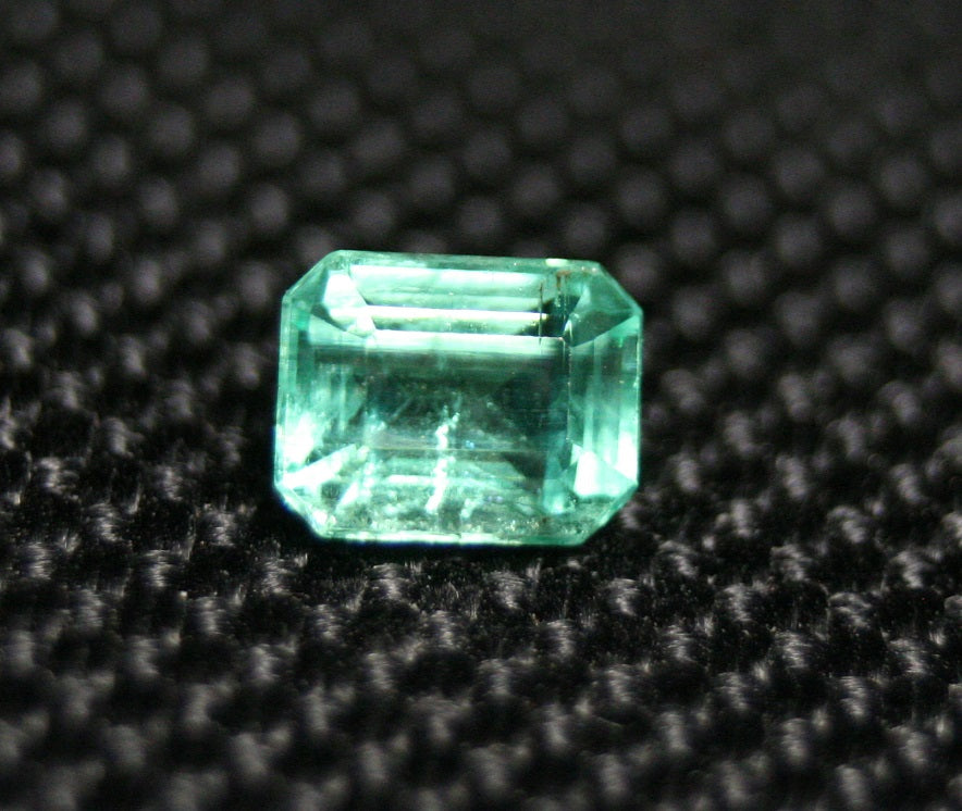 Panjshir Valley Emerald 0.91ct Rare Natural Emerald Cut Genuine Afghan Emerald 6x5mm