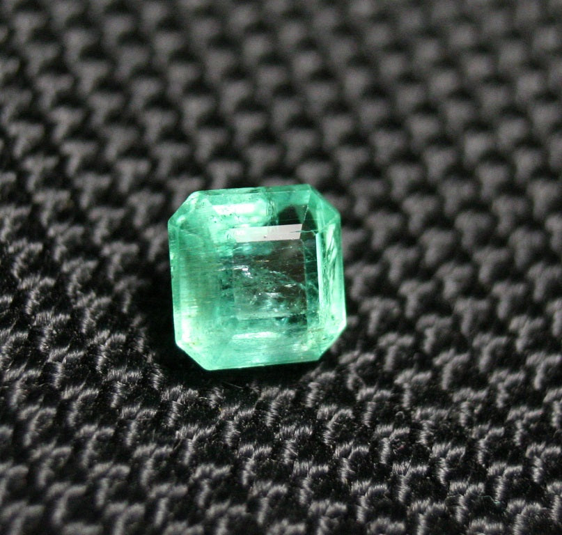 Panjshir Valley Emerald 1.18ct Rare Natural Emerald Cut Genuine Afghan Emerald 6x6mm