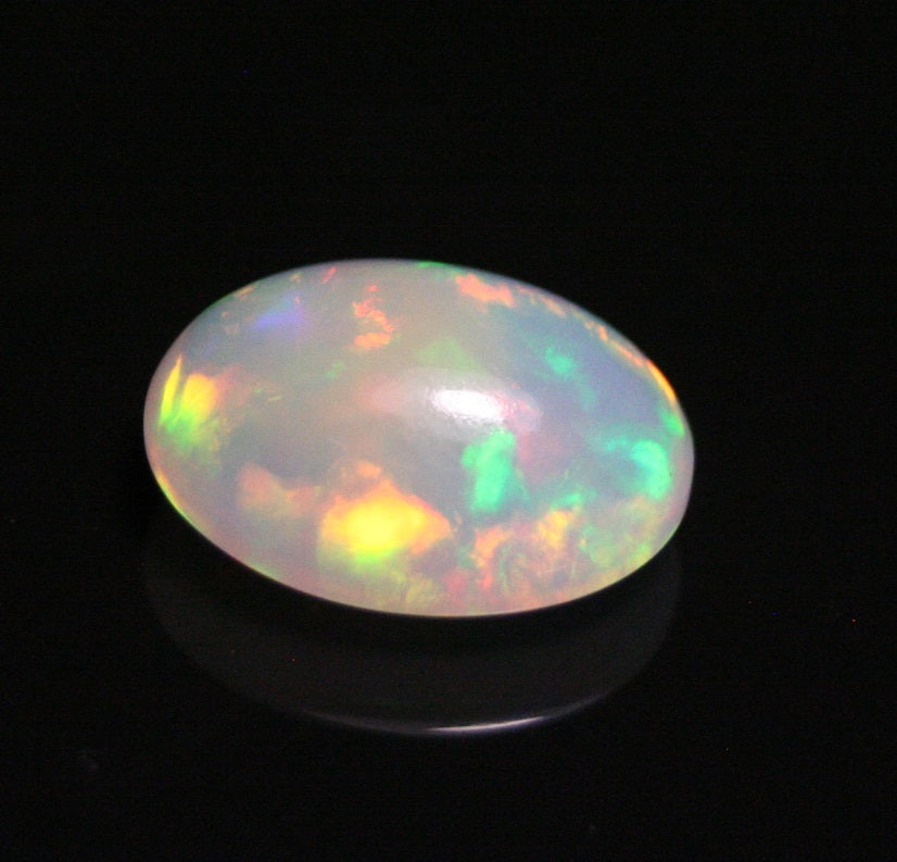 4.22ct Welo Crystal Opal Cabochon - Rainbow Flash AAA Jelly Opal - See Video