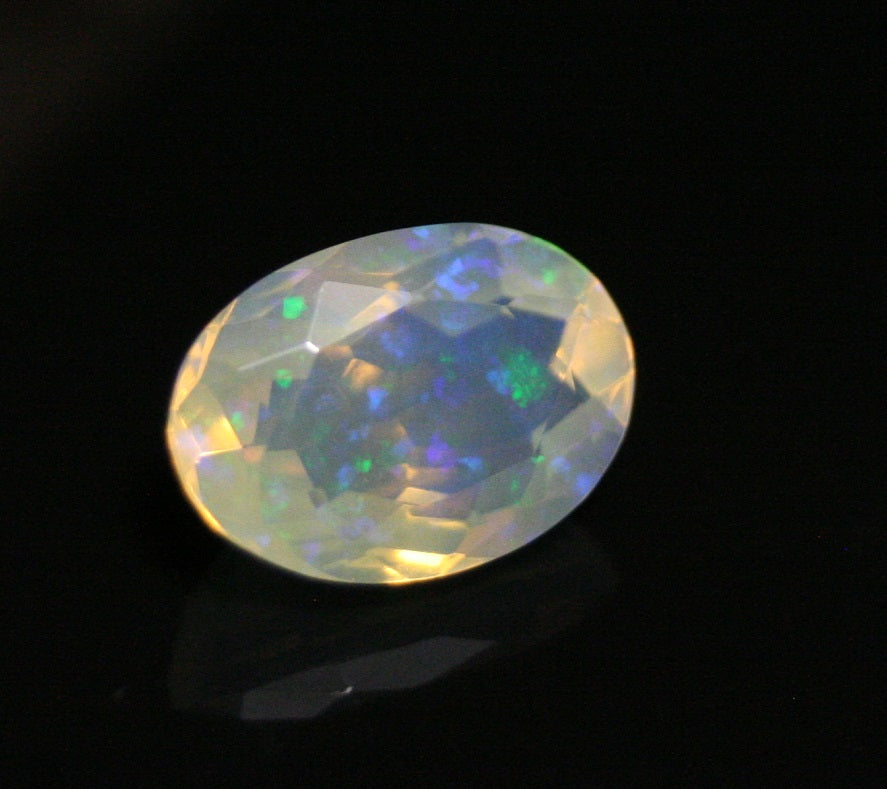 Faceted Welo Opal Natural Crystal Jelly Opal at Clearwatergems