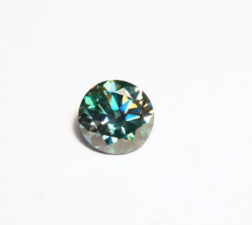 Moissanite Beautiful Precision Cut Round Gem at Clearwatergems