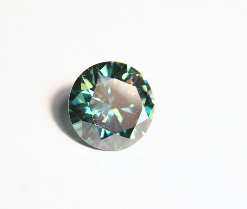 Moissanite Beautiful Precision Cut Round Gem at Clearwatergems