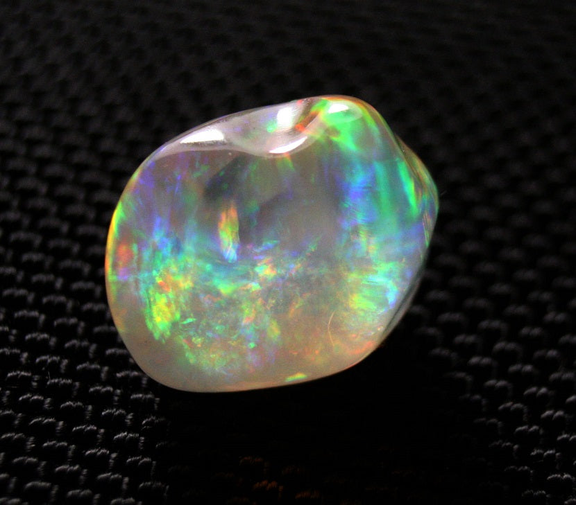 11ct Rare Mexican Contraluz Precious Opal Stunning Rutile Water Opal See Video