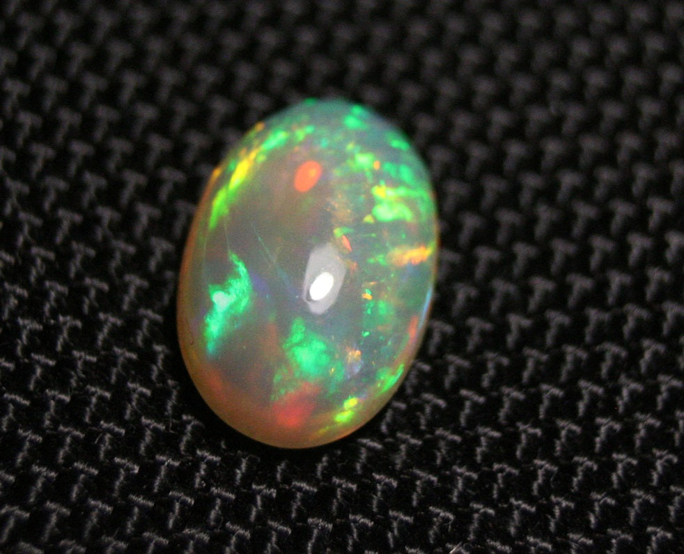 4.3ct Welo Crystal Opal Cabochon Neon Blaze Natural Opal See Video 15x10mm