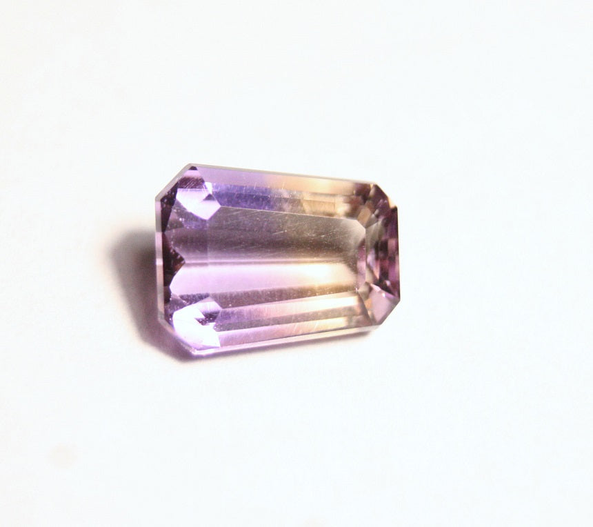 4.23ct Bolivian Ametrine Lovely Clean BiColour Shield Cut Gem Stone Natural Ametrine