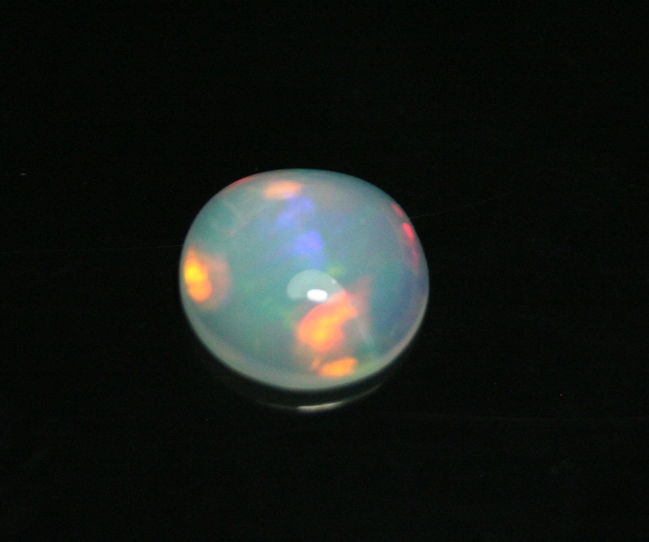 1.5ct Welo Crystal Opal Cabochon - Rainbow Button AAA Jelly Opal - See Video 9x9mm