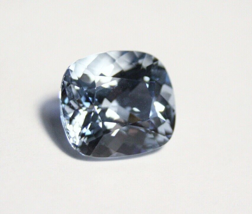 Aquamarine 6.57ct Mozambique Scintillating Portuguese Cut Cushion Natural Beryl