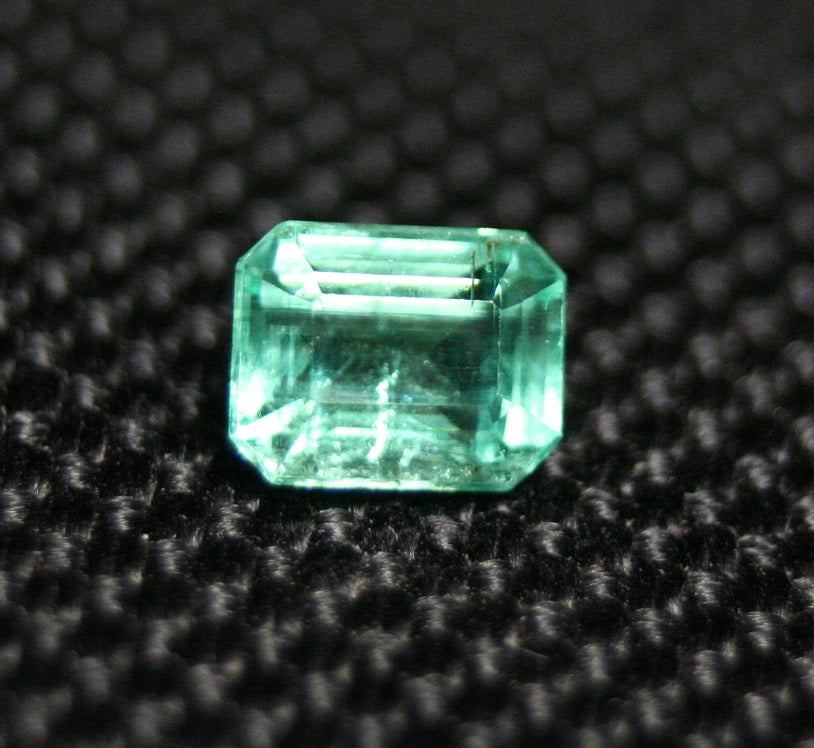 Panjshir Valley Emerald 0.91ct Rare Natural Emerald Cut Genuine Afghan Emerald 6x5mm