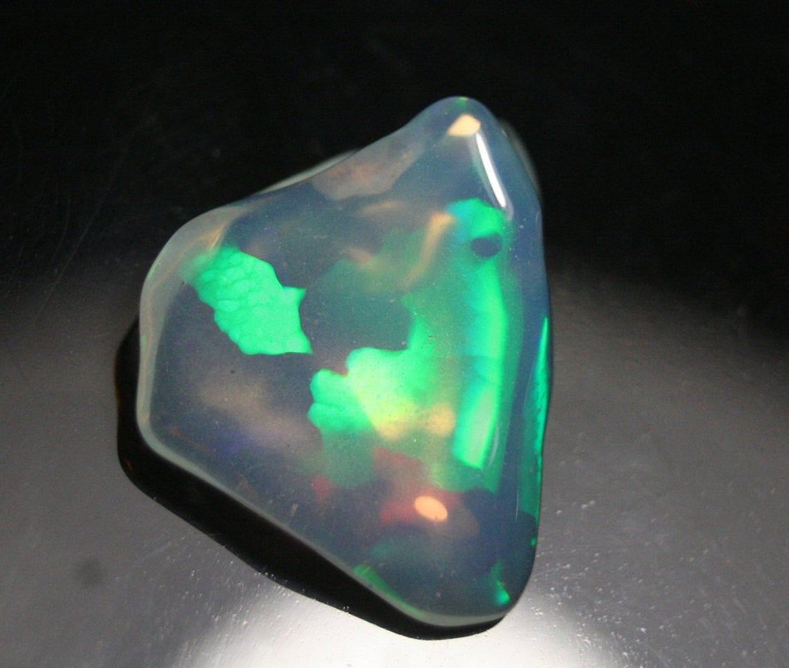 Welo Hand Carved Crystal Opal Neon Nugget at Clearwatergems