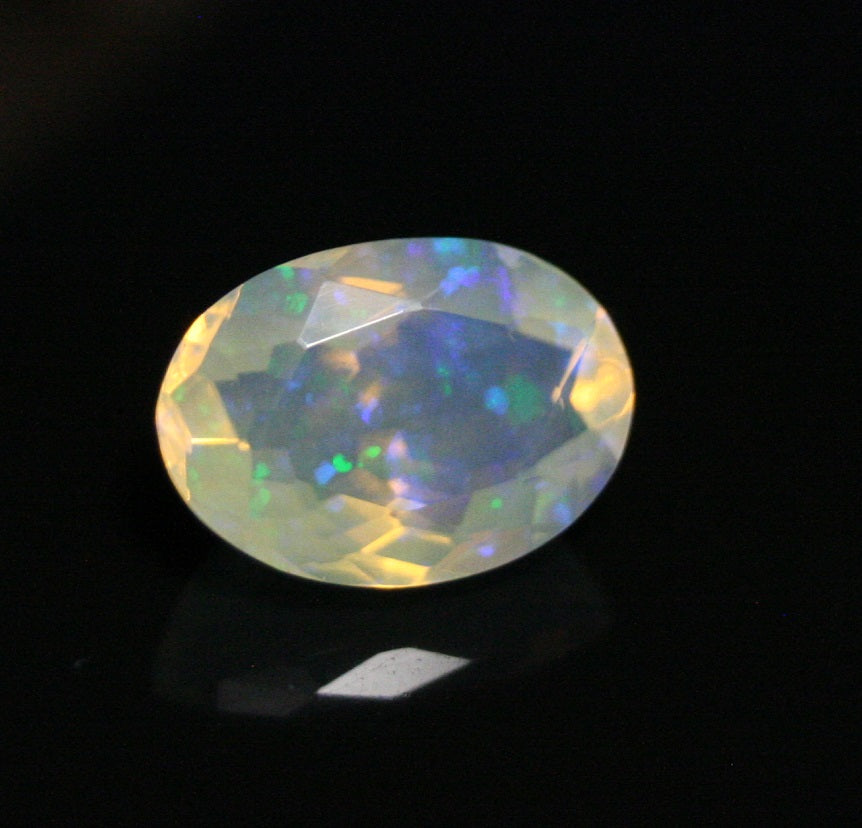 Faceted Welo Opal Natural Crystal Jelly Opal at Clearwatergems