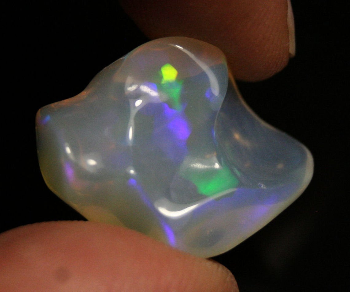 Welo Hand Carved Crystal Opal Neon Nugget at Clearwatergems