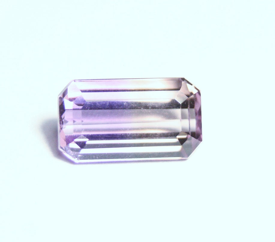 5.22ct Bolivian Ametrine Lovely Clean BiColour Emerald Cut Gem Stone Natural Ametrine