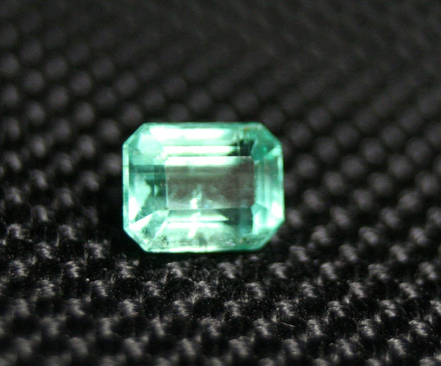 Panjshir Valley Emerald 0.91ct Rare Natural Emerald Cut Genuine Afghan Emerald 6x5mm