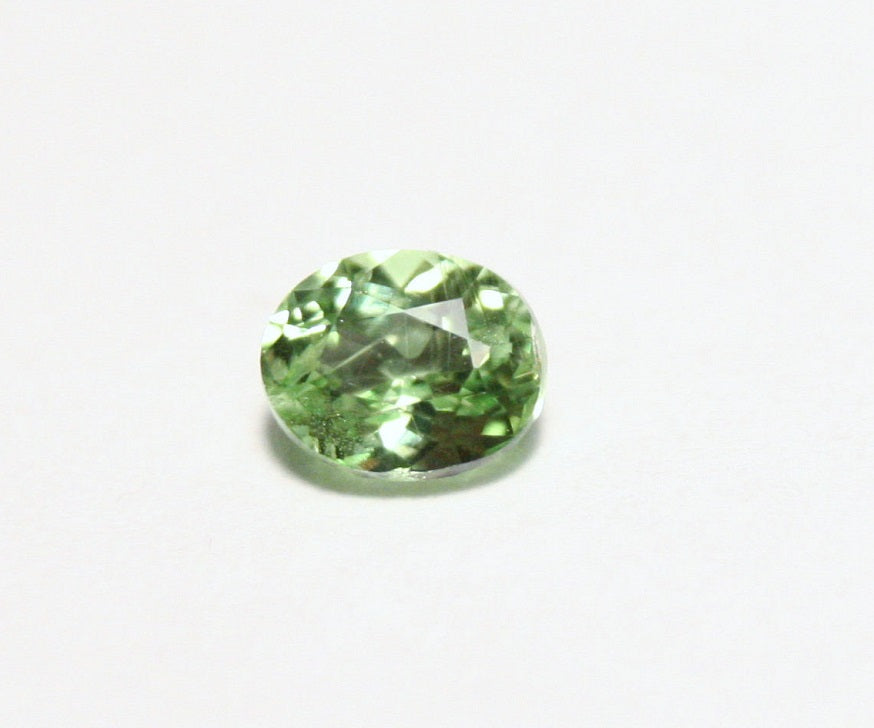 Kornerupine 0.35ct AAA Rare Natural Prismatine Fine Faceted Gem Tanzania, Mint Green 4.5x3.5mm