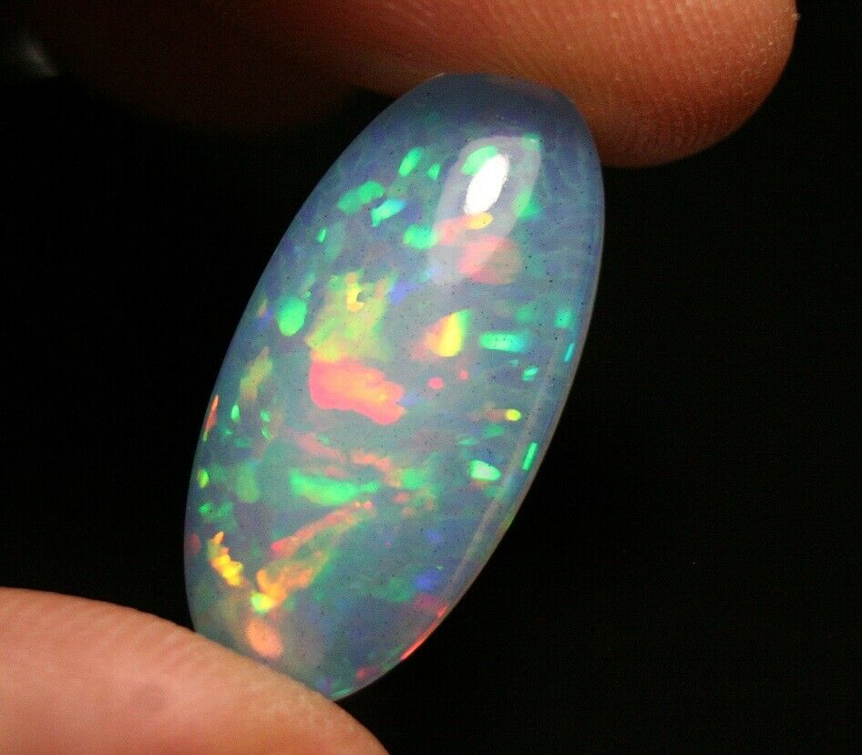 18ct Welo Crystal Opal Cabochon Stunning Honeycomb Digital Flash AAAA Jelly Opal