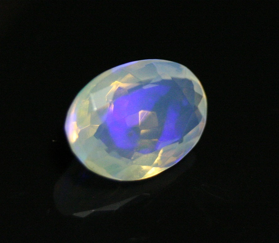 Faceted Welo Opal Natural Crystal Jelly Opal at Clearwatergems