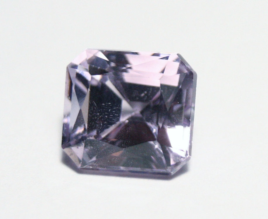 Lavender Purple Apatite 5.3ct Rare Gem Scintillating Emerald Cut Namibia 10x9mm