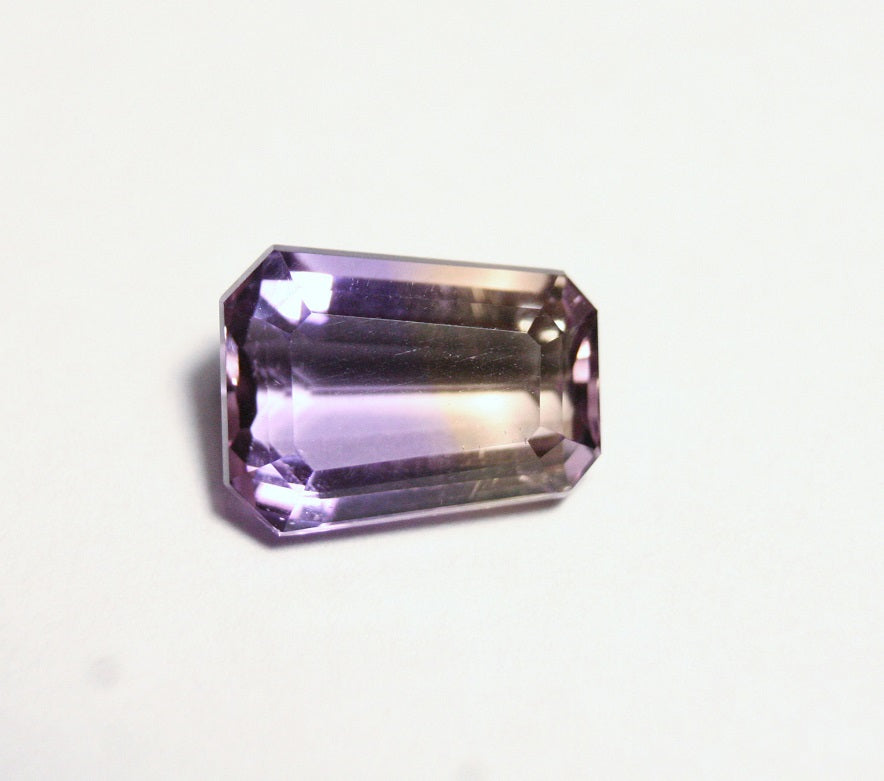 4.23ct Bolivian Ametrine Lovely Clean BiColour Shield Cut Gem Stone Natural Ametrine