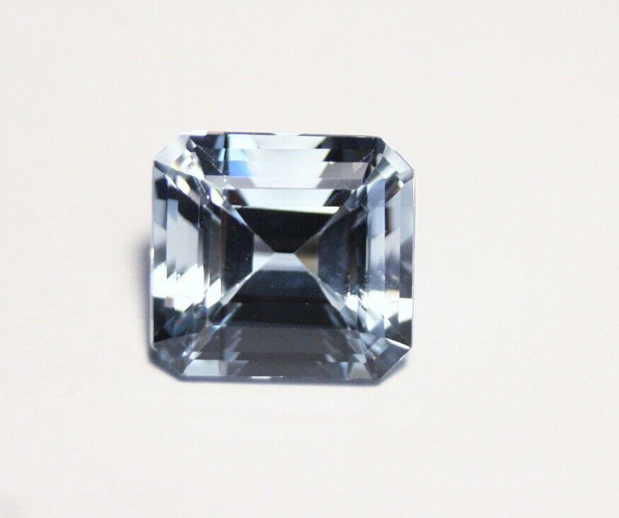 Aquamarine 6.3ct Mozambique Scintillating Emerald Cut Natural Untreated Beryl