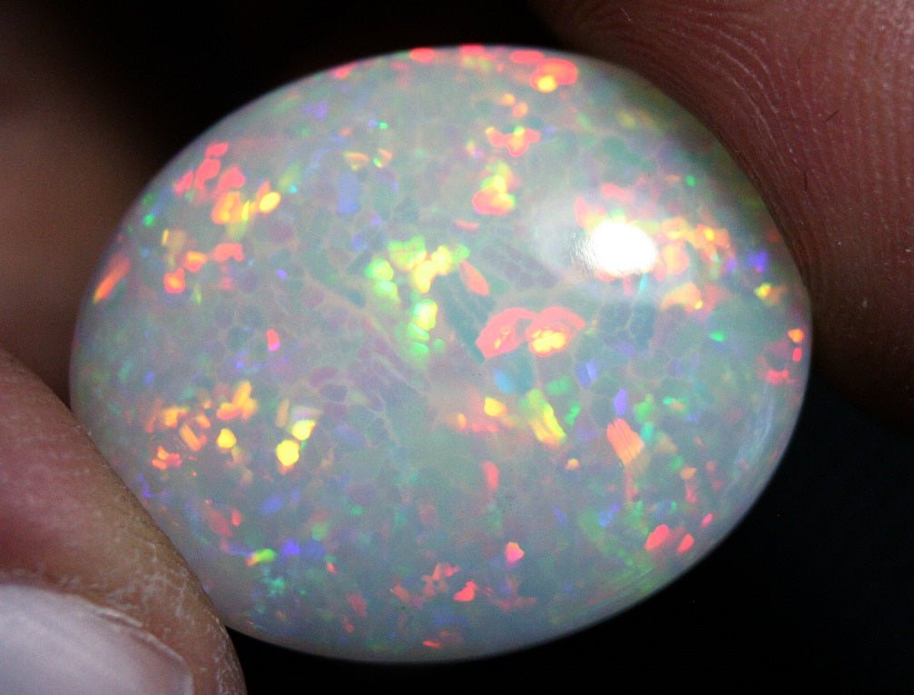 7 Äthiopische Opale / Welo Opal Cabochon Oval 9x7mm factory (#031)