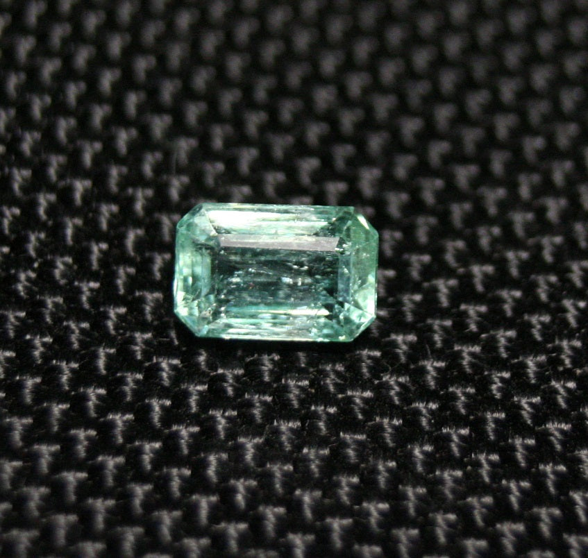 Panjshir Valley Emerald 1.37ct Rare Natural Emerald Cut Genuine Afghan Emerald 8x5mm