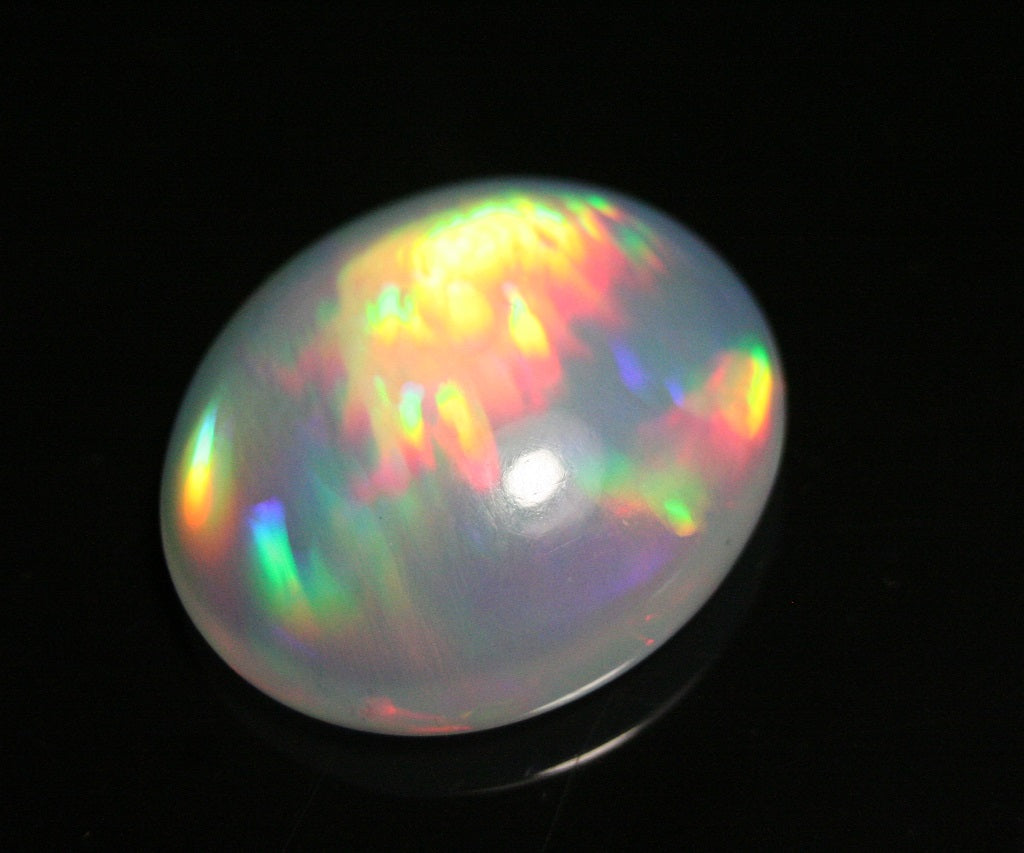 20.4ct Welo Crystal Opal Cabochon Rare 3D Micro Honeycomb AAAA Jelly Opal