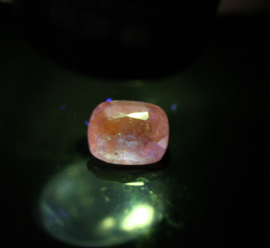 0.58ct Faceted Hackmanite Rare Fluorescent & Phosphorescent Gem Grade Sodalite Myanmar - Glow in the Dark