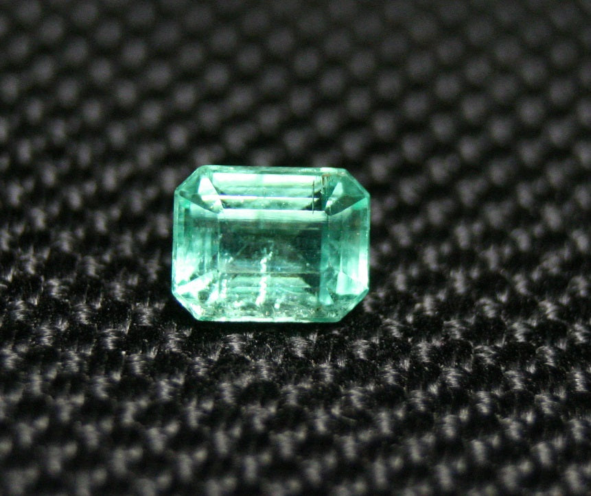 Panjshir Valley Emerald 0.91ct Rare Natural Emerald Cut Genuine Afghan Emerald 6x5mm