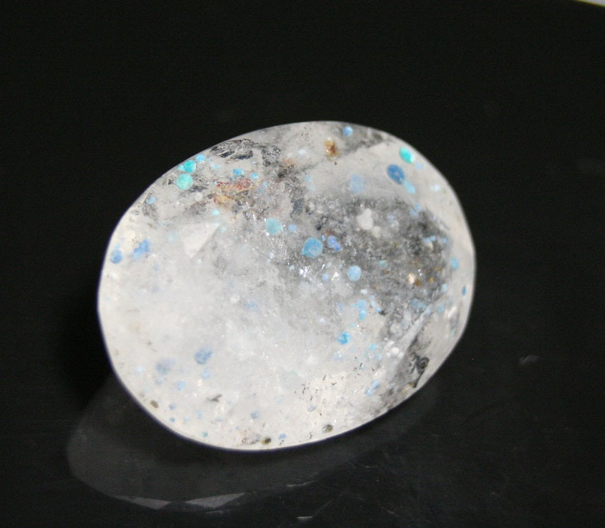 Paraiba Quartz - Rare Faceted Quartz with Gilalite inclusions