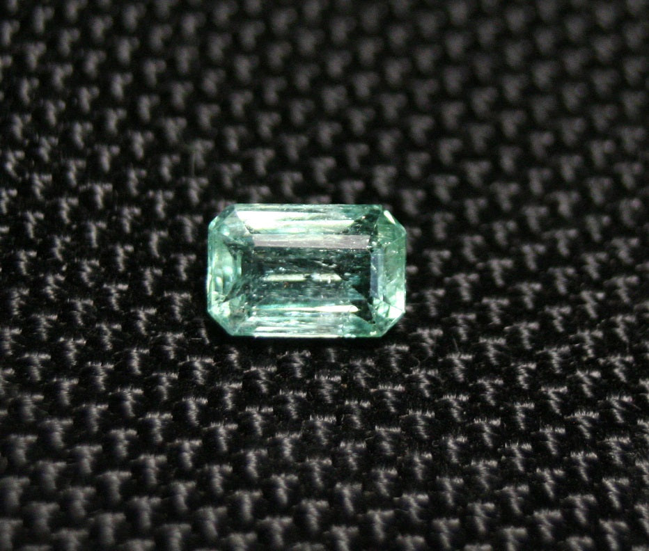 Panjshir Valley Emerald 1.37ct Rare Natural Emerald Cut Genuine Afghan Emerald 8x5mm